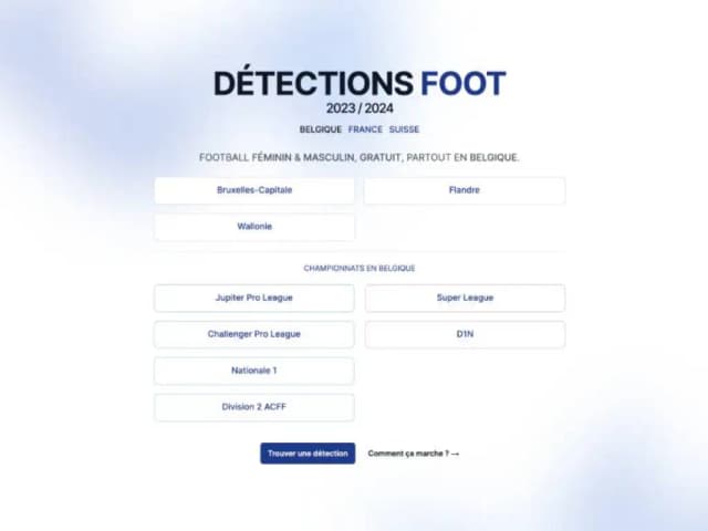 Détections Foot, comment ça marche ?